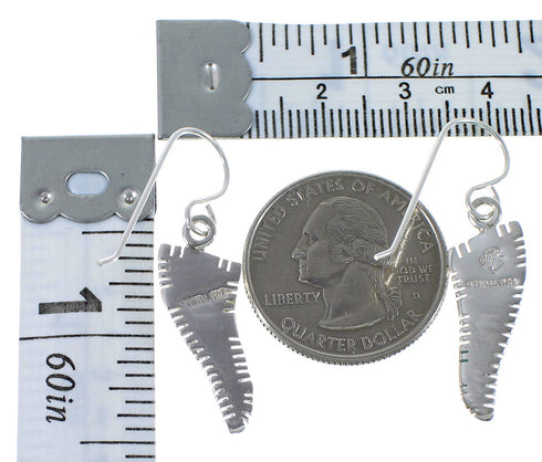 Genuine Sterling Silver Southwestern Turquoise Earrings CX47050